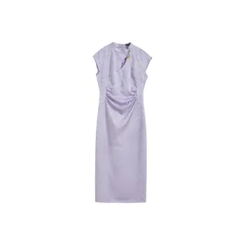 WESTLINK Short Sleeved Dress Women's Purple