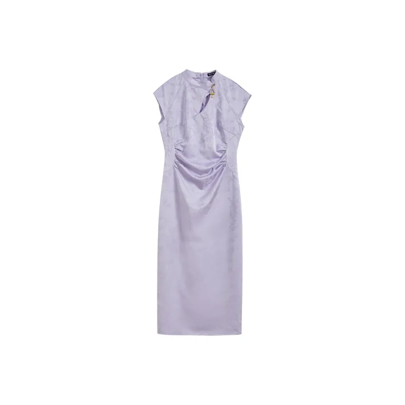 WESTLINK Short Sleeved Dress Women's Purple-0