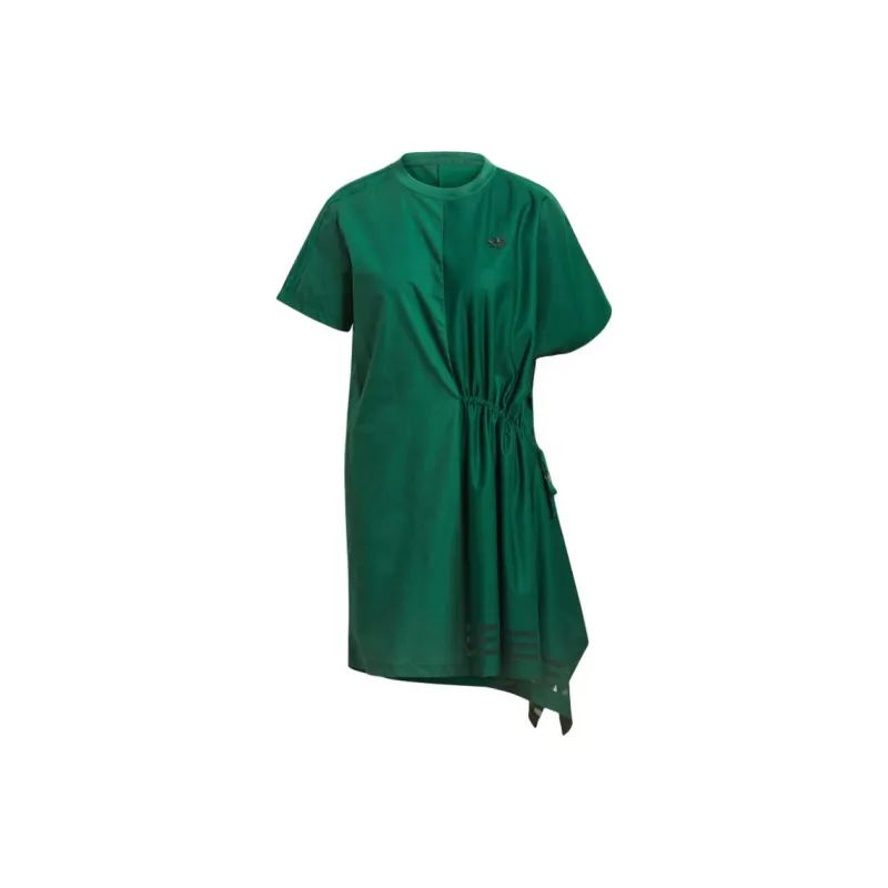 Adidas Originals TEE DRESS Short Sleeved Dresses Women's Green-0