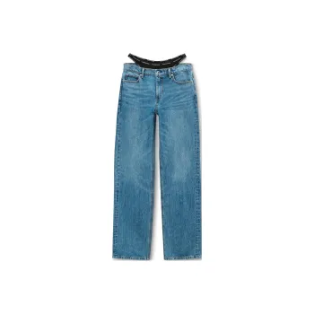 Alexander Wang Prestyle Logo Bikini Jeans