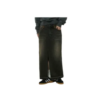 NAUTICA JAPAN Denim Long Skirt Women's Blue
