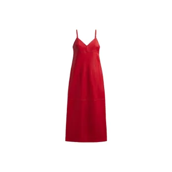 COACH SS24 Slip Dress Women's Red
