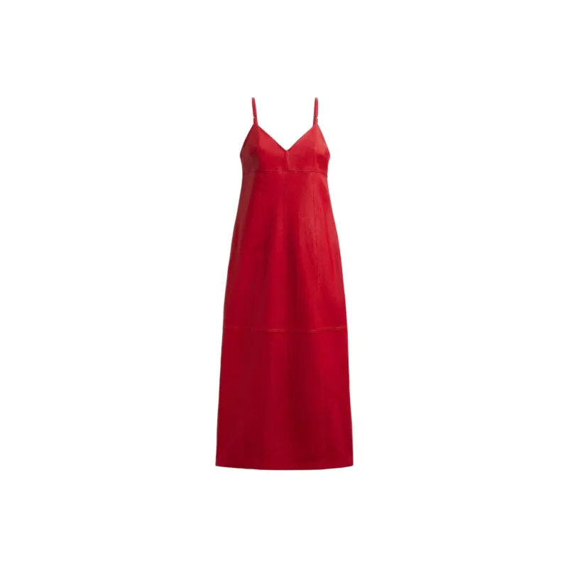 COACH SS24 Slip Dress Women's Red-0