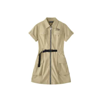FILA FUSION Short Sleeved Dresses Women's Parrot Green