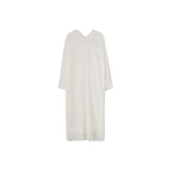 Yohji Yamamoto Long Sleeved Dress Women's White