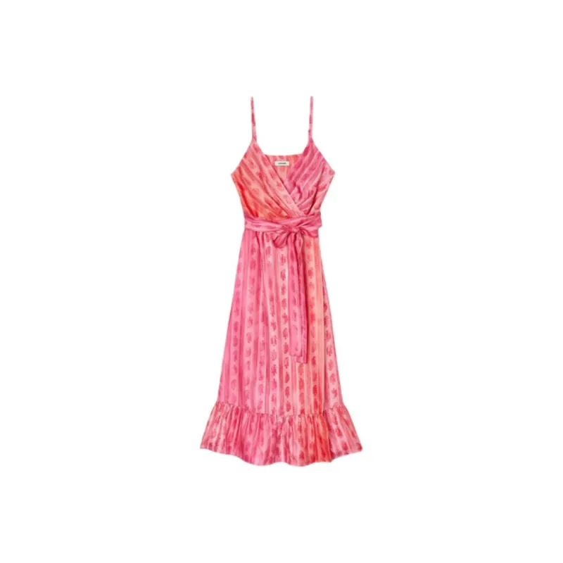 Sandro Slip Dresses Women's Pink-0