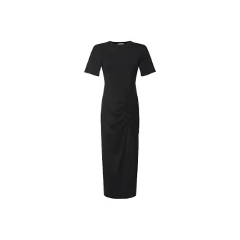 FRAME Short Sleeved Dress Women's Black