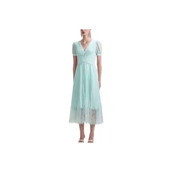 Self portrait Short Sleeved Dresses Women's Haze Blue