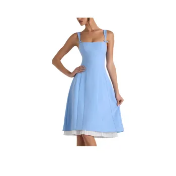 OH POLLY ISADORA Slip Dresses Women's Sky Blue/Sky Blue