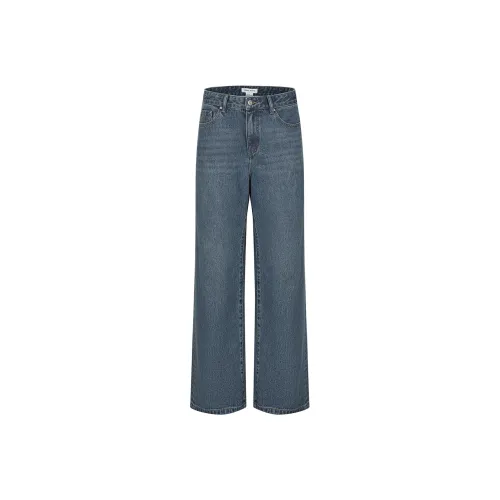 URBAN REVIVO Jeans Women's Gray Blue