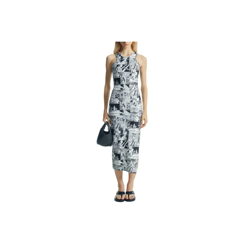 COPERNI SS24 Sleeveless Dress Women's Black White-0