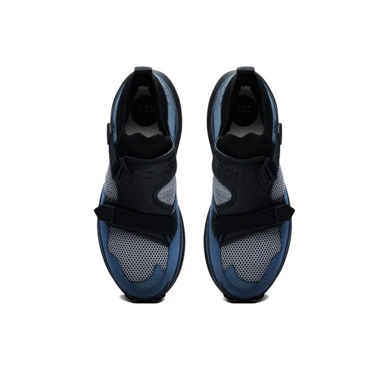 Saucony SILO Collection Anti Slip Wear Resistant Low Top Casual Running Shoes Unisex Blue Black-3