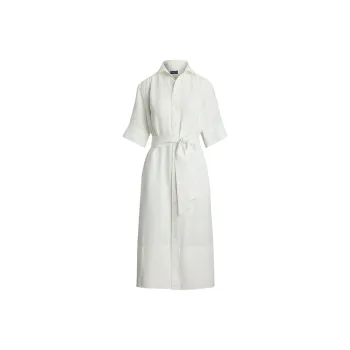 Polo Ralph Lauren Belted Midi Shirt Dress