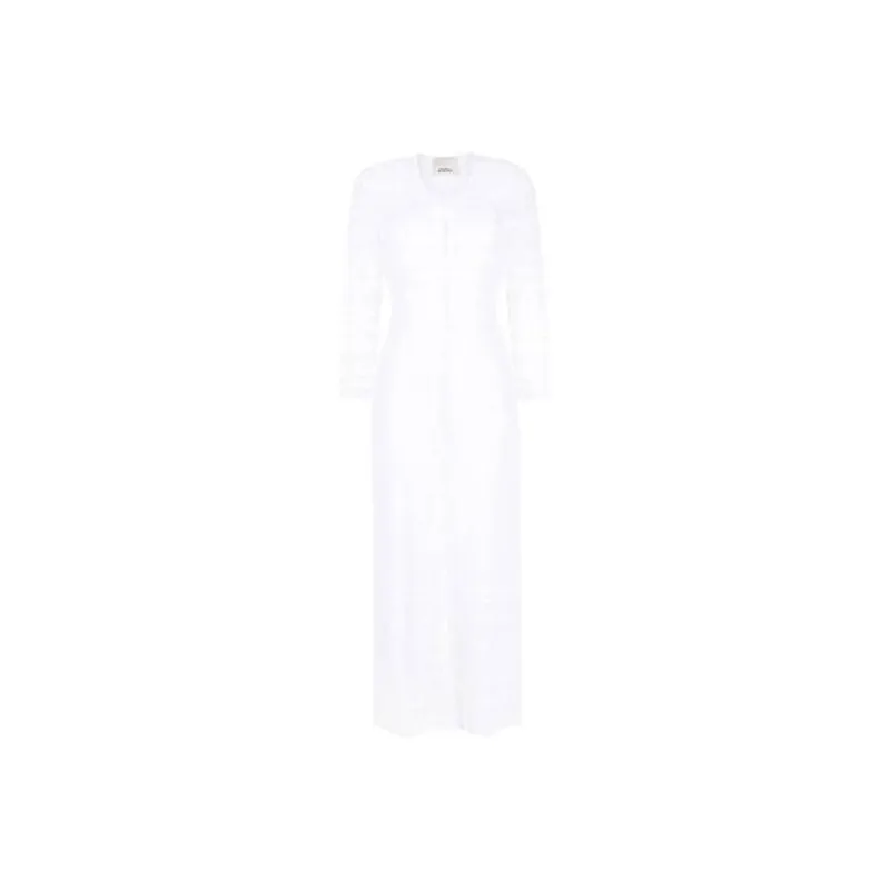 ISABEL MARANT Long-Sleeved Dresses Women's White-0