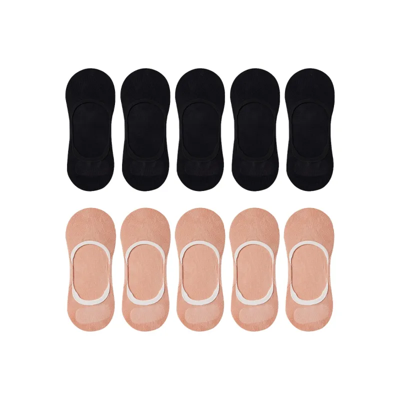 Cotton Gene No Show Socks Women's Combo Set-13