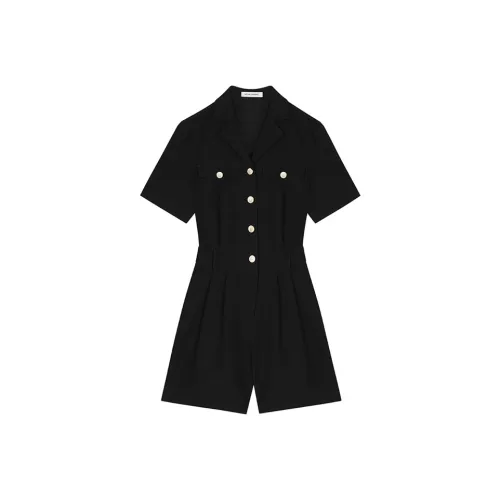 VEGA CHANG Jumpsuit Women's Dry Fit Black