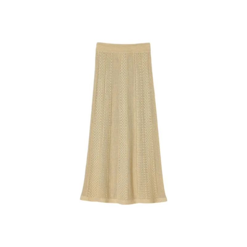Sandro Open knit Midi Skirt-0
