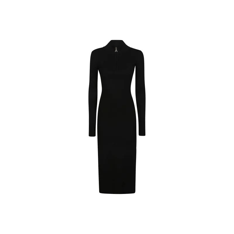 Patrizia Pepe Logo charm Midi Dress-0