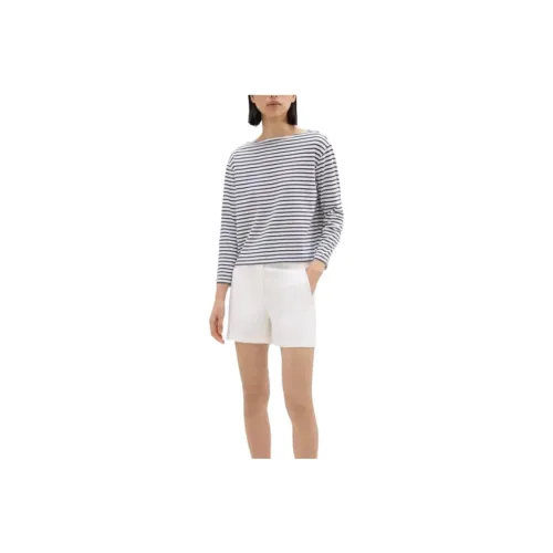 THEORY Casual Shorts Women's White