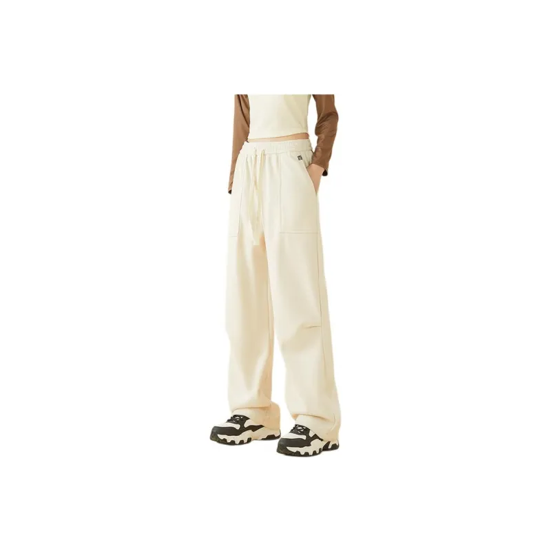 361° Life Collection Knitted Sports Pants Women's Wool White-0