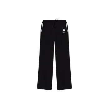 KENZO Logo Embroidered Wide-Leg Trousers