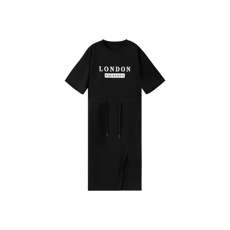 Jonah Anda Short Sleeved Dress Women's Black-0