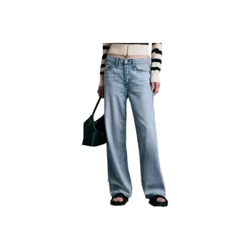 RAG&BONE Featherweight Logan Wide Leg - Venice Jeans Women's Light Indigo
