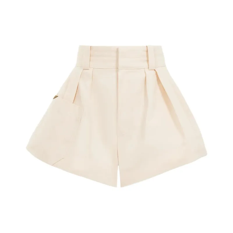 Chloe Casual Shorts Women's Beige-0