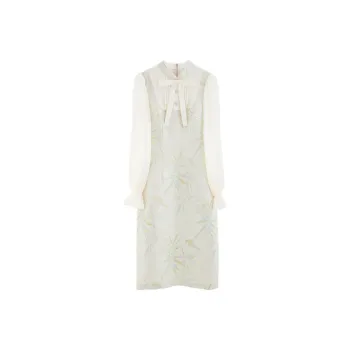 Blovelan Long Sleeved Dresses Women's Light Cyan