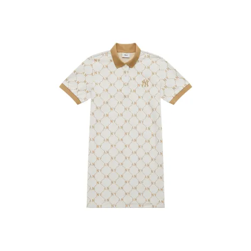 MLB SS24 Short Sleeved Dresses Women's Cream