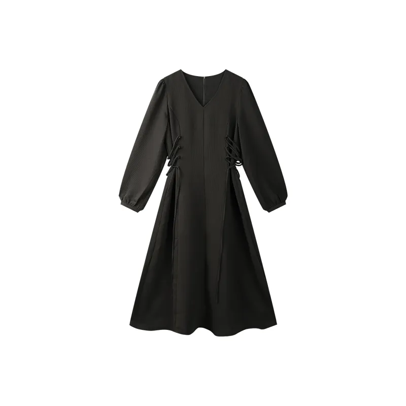 THE SEA LIFE Long Sleeved Dress Women's Clover Gray-0