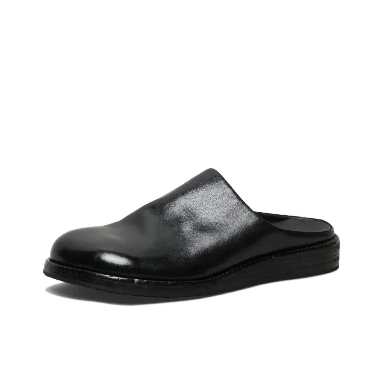 SAINTNJORD Slip Resistant Closed Toe Slippers Men's Black-0