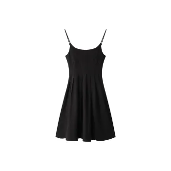THE SEA LIFE Slip Dress Women's Black Mage