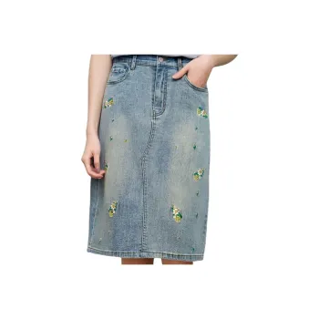 KAISER Denim Long Skirts Women's Blue