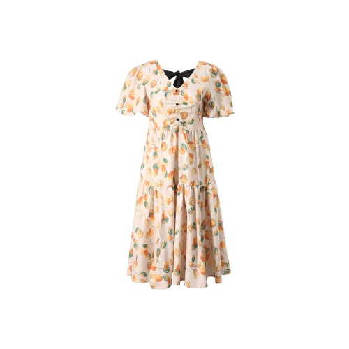Local Gal Short-Sleeved Dresses Women's Floral