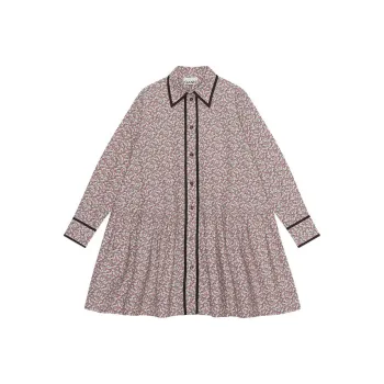 GANNI Long-Sleeved Dresses Women's Pink