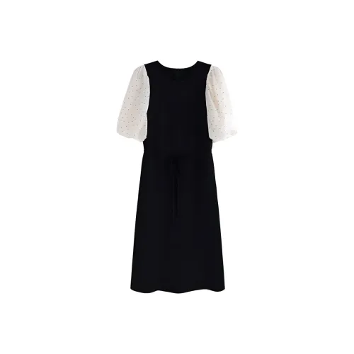 Local Gal Short-Sleeved Dresses Women's Black