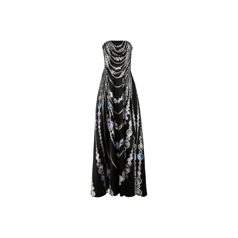 Saiid Kobeisy Graphic print Mikado Gown-0