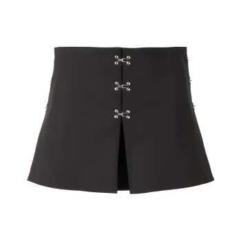 DION LEE Accordian A line Mini Skirt