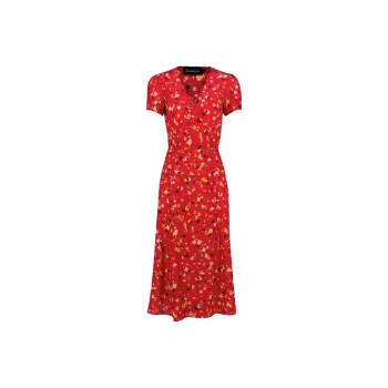Realisation Par Short Sleeved Dress Women's Red