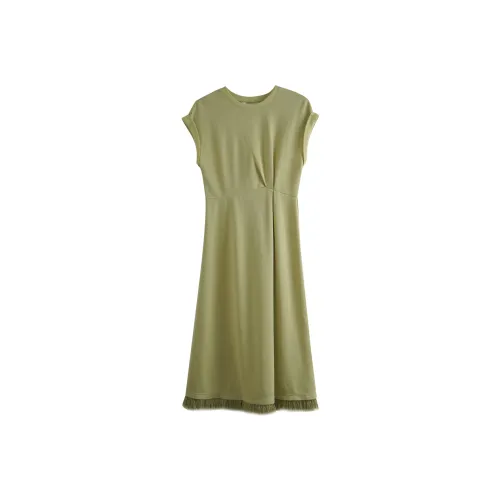 Olrain Short Sleeved Dresses Women's Sea Foam Green