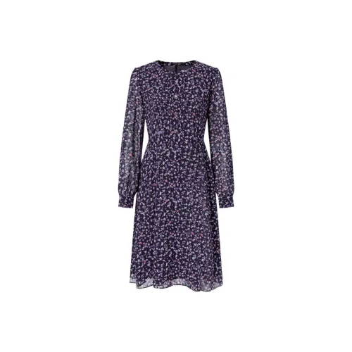 JZ Juzui Floral Dark Purple Women's