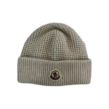 Moncler Logo Patch Knit Beanie