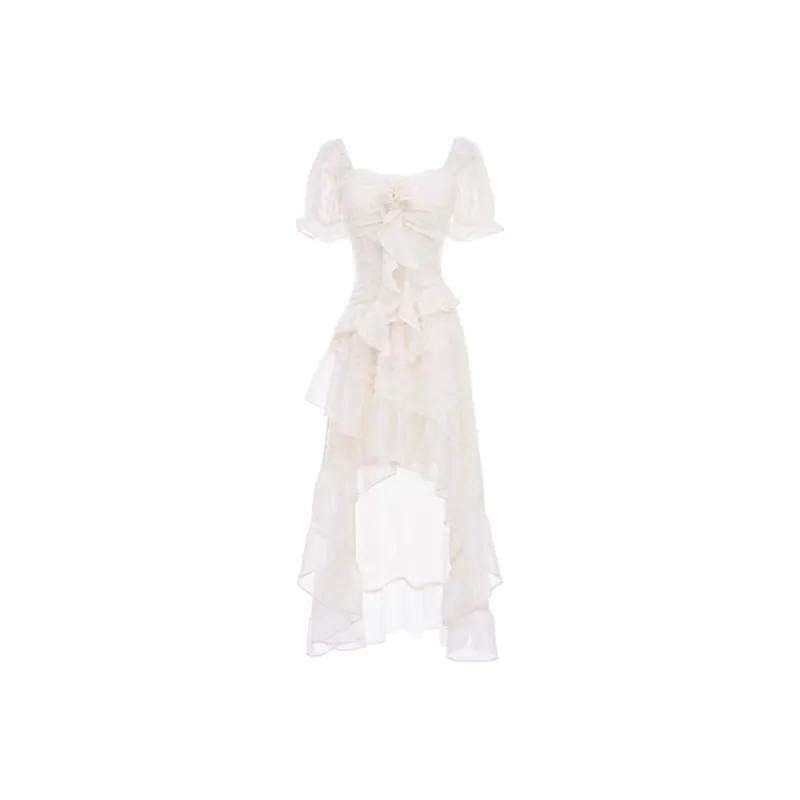 Mu Xiao Xin Short Sleeved Dress Women's-6