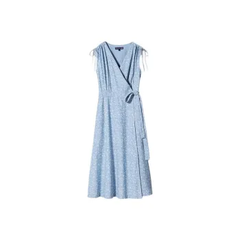 Ines De La Fressange X UNIQLO X Ines De La Fressange Sleeveless Dresses Women's Sky Blue