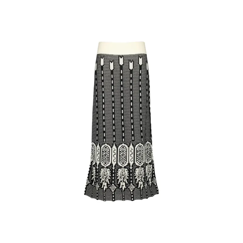 Johanna Ortiz Energy Matrix Midi Skirt-0