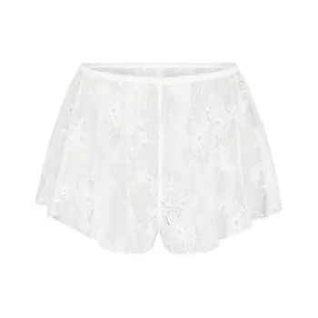SKIMS ULTRA FINE LACE TAP SHORT Casual Shorts Women's MARBLE/Marble
