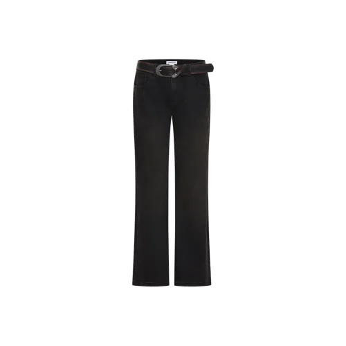 URBAN REVIVO Jeans Women's Dark Coffee Brown