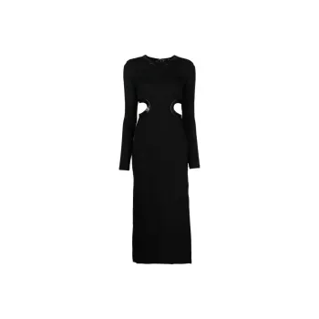 Staud Dolce Cut-out Midi Dress