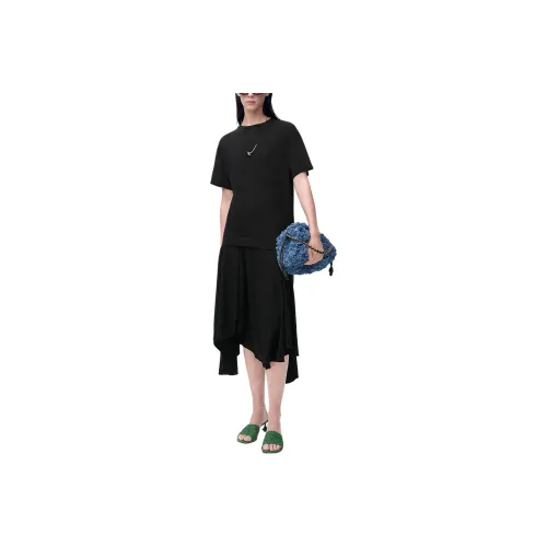 LOEWE Paula's Ibiza Short Sleeved Dress Women's Black